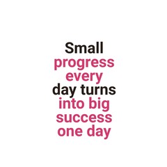 Fototapeta premium Motivational quotes for success in life. Quotes with white background and beautiful typography. 