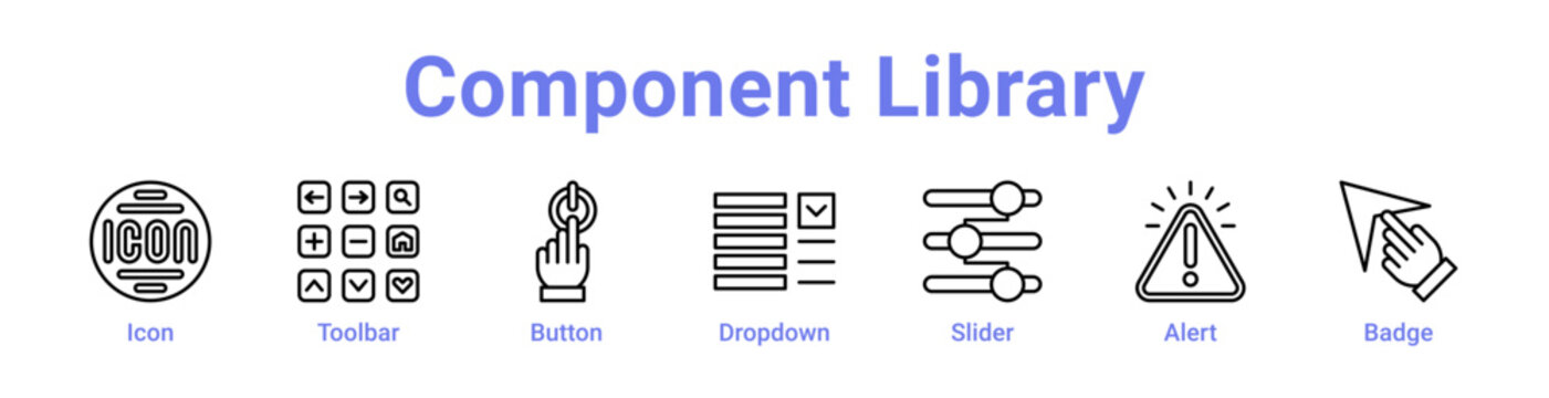 Component Library Icon Banner