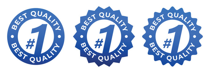 Best Quality #1 Badges: Top Rated Excellence Seals for Trusted Products
