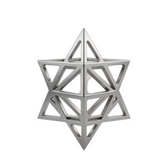 Geometric Star of David Ornament