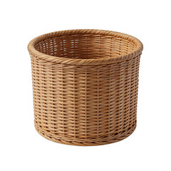 Obraz premium Natural Woven Rattan Storage Basket
