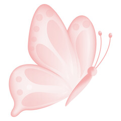 Fototapeta premium Butterfly Flying Illustration