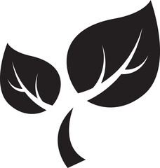 leaf plant nature icon illustrator design 