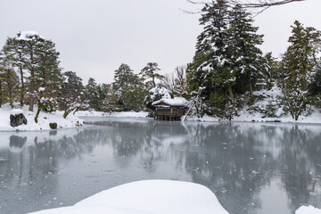 真冬の兼六園