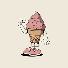 ice cream vector illustration