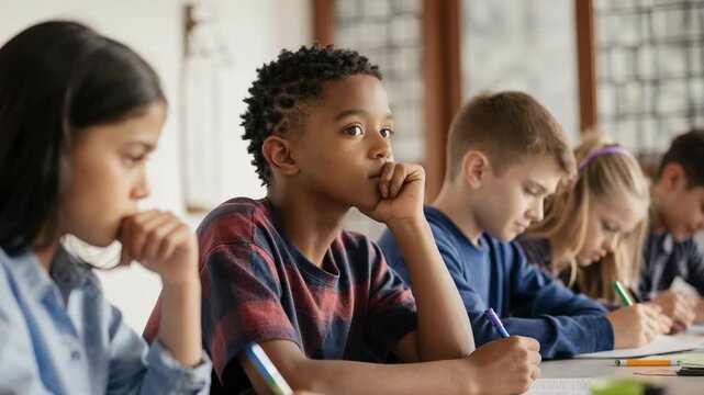 Children Learning in Classroom