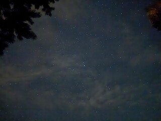 Naklejka premium starry night sky