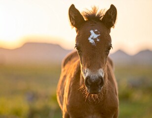 horse in the field