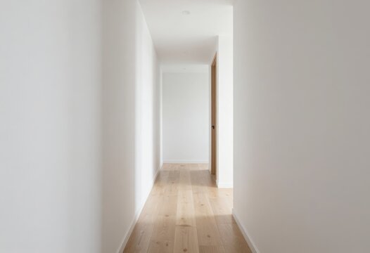 empty room with wooden floor