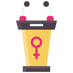 Obraz premium Podium Speech Stand