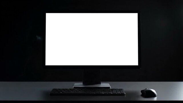lcd monitor with blank screen