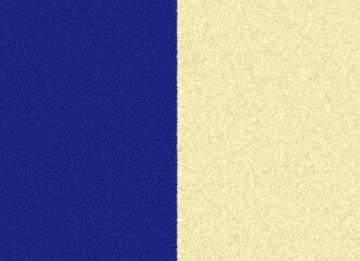 Fototapeta premium Minimalist dual tone background with deep royal blue and cream