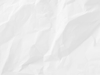 Obraz premium Paper background texture crumple wrinkle white pattern, torn newspaper abstract rough vintage wall parchment crease scrapbook coraboard, wrinkled aged crushed crumpled