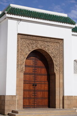 massive wooden door