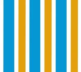 Vertical stripes seamless pattern with vibrant blue and golden yellow.
