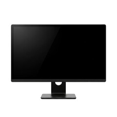 High-quality blank computer monitor on a modern stand