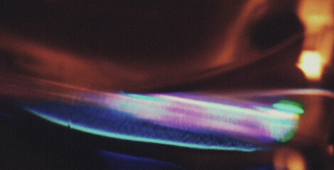 4K Beautiful color gradient background with noise. Abstract pastel holographic blurred grainy gradient banner background texture Colorful digital grain soft noise effect Nostalgia, vintage, retro