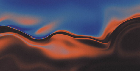 4K Beautiful color gradient background with noise. Abstract pastel holographic blurred grainy gradient banner background texture Colorful digital grain soft noise effect Nostalgia, vintage, retro