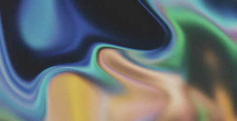 4K Beautiful color gradient background with noise. Abstract pastel holographic blurred grainy...