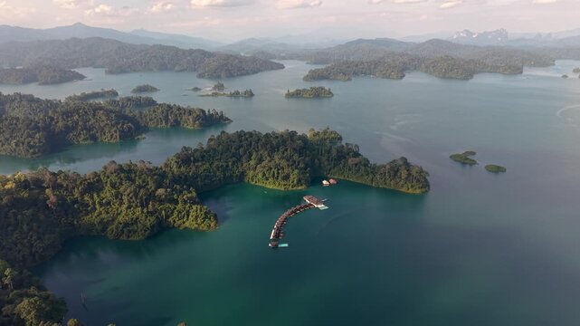 Experience the stunning landscapes of Khao Sok National Park in Thailand, with lush greenery, serene waters, and captivating islands. Nature's beauty awaits every traveler.
