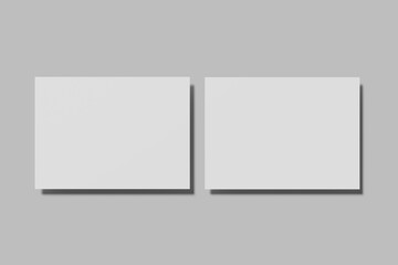 A6 Postcard Blank Mockup