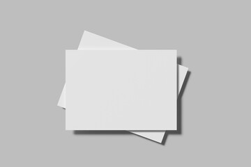 A6 Postcard Blank Mockup