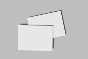 A6 Postcard Blank Mockup