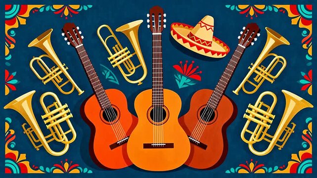 Musical instruments with sombrero