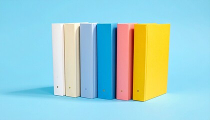 Stack of Colorful Hardcover Books