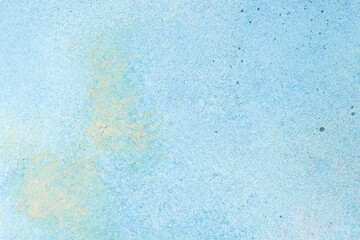 Abstract blue grunge background. Textured concrete surface. Top view. Free space for text or design. © Yaruniv-Studio