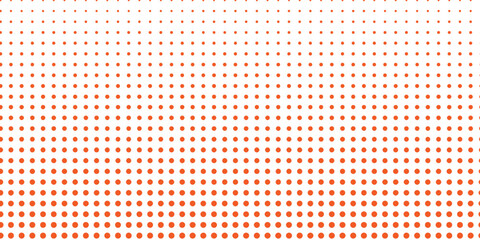 Obraz premium Abstract halftone dots background Pop art template. Vector seamless dot fabric halftone paper vintage. Dots pattern background tile decoration geometric wallpaper.