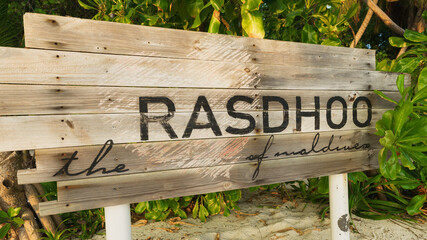 Rasdhoo Island in Maldives 
