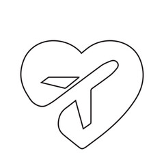 Airplane Heart Logo