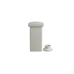 White container with cap On Transparent Background
