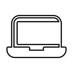 Computer laptop icon
