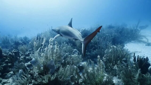 4k Scuba Diving with Tropical Fish at Lighthouse Reef Atoll, Belize