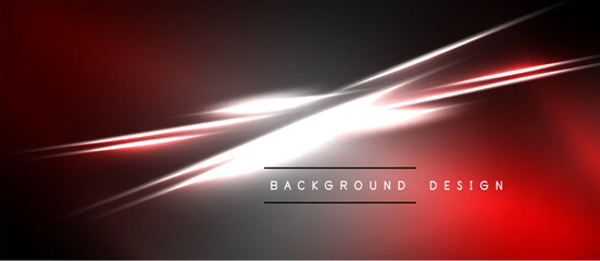 Fototapeta premium Abstract red, gray design. Bright lines intersect, creating dynamic visual effect. Modern background suitable for presentations, graphics.