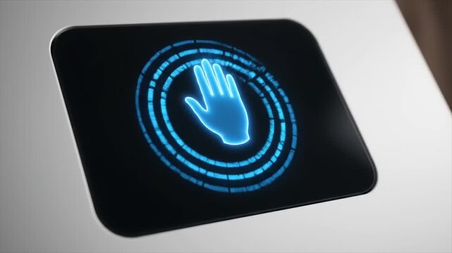 Touchless Sensor Activation Sequence on Modern Device.
