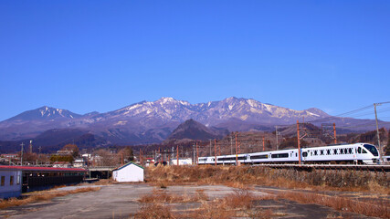 日光市　東武日光駅へ向かうスペーシアＸ