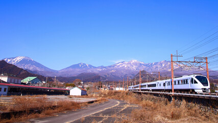 日光市　東武日光駅へ向かうスペーシアＸ
