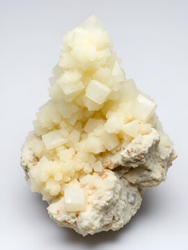 Potassium chloride (sylvite) mineral, crystal structure