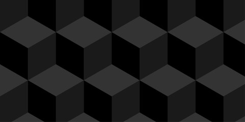 Obraz premium Abstract cube grid polygon decoration block hexagon geometric texture background. block construction surface cubic wall square creative business texture backgroud.