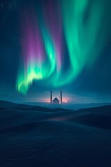 Whispers of Light Across Ramadan Desert Skyline