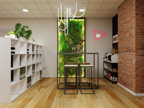 office en las oficinas de local comercial 