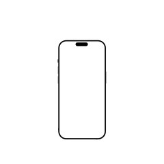 Modern Sleek High-Tech Smartphone Vector Illustration