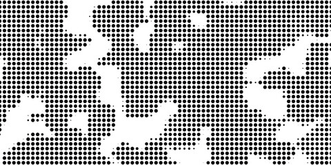 Fototapeta premium Halftone dotted abstract background. Grain gradient texture background with dots. Noise Stipple pointillism pattern. Sand, grain, grunge stipple effect. Abstract texture, vector illustration. modern