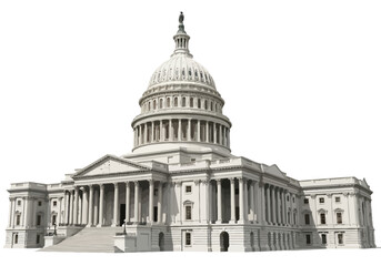 Obraz premium The United States Capitol Building Architecture.