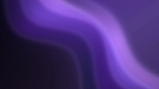 Abstract Purple Aurora Fluid Wave Background with Minimalist Smooth Gradient Motion Design