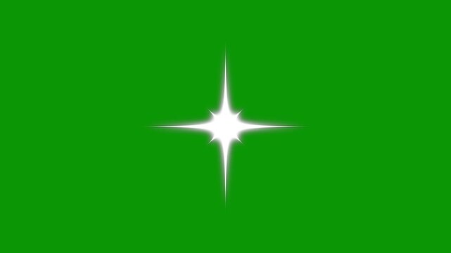 twinkle Stars blast animated, Glitter sparkle animated, shiny glowing star animation, flat vector doodles, shiny glowing stars animation, blinking bokeh light effect green scree background. 4k video