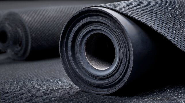 Industrial rubber vulcanisation press compressing material
